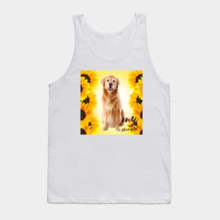 Golden retriever dog - You are my sunshine Tank Top